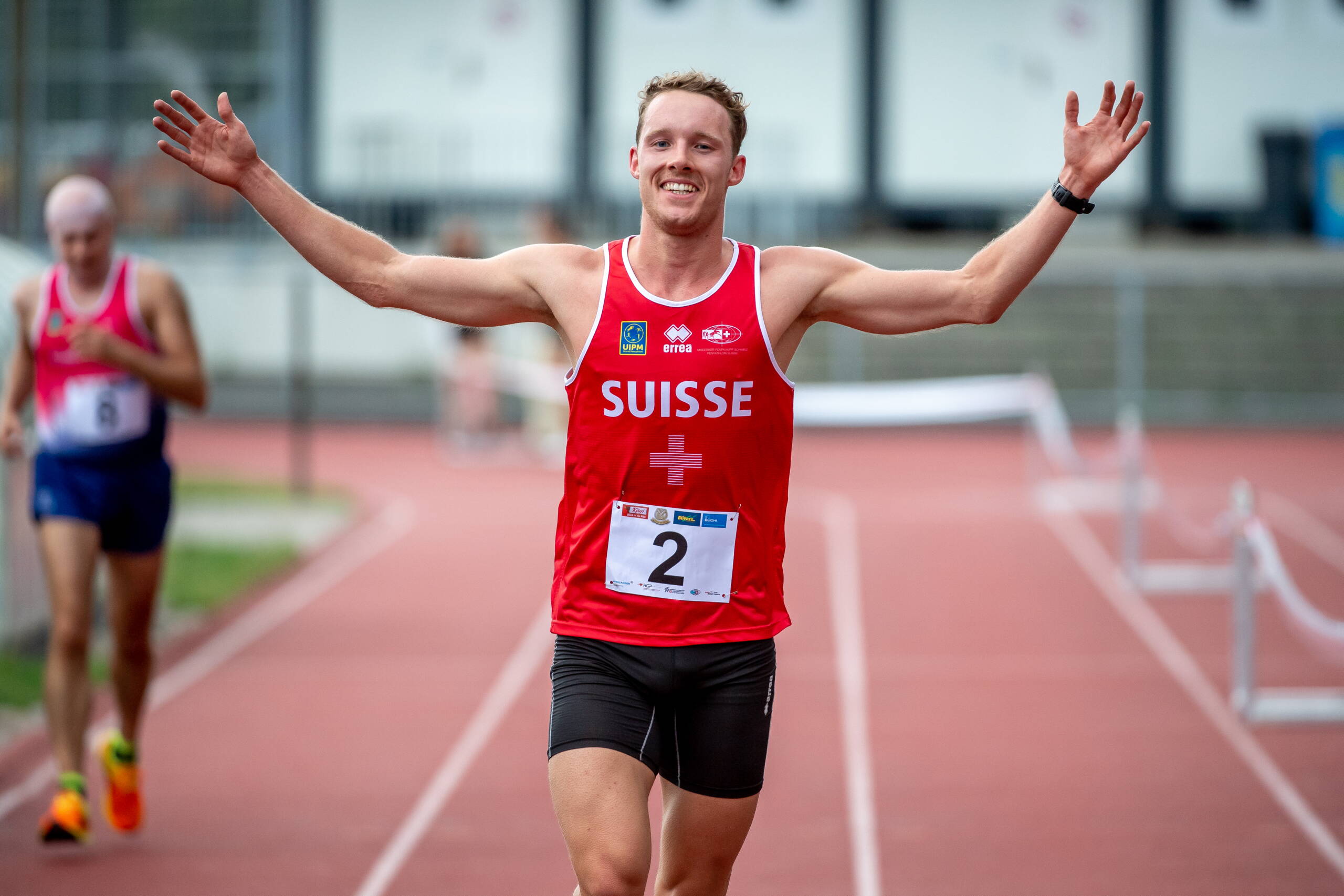 Laser-Run Mixed Relay: Vital Müller und Marlena Jurt