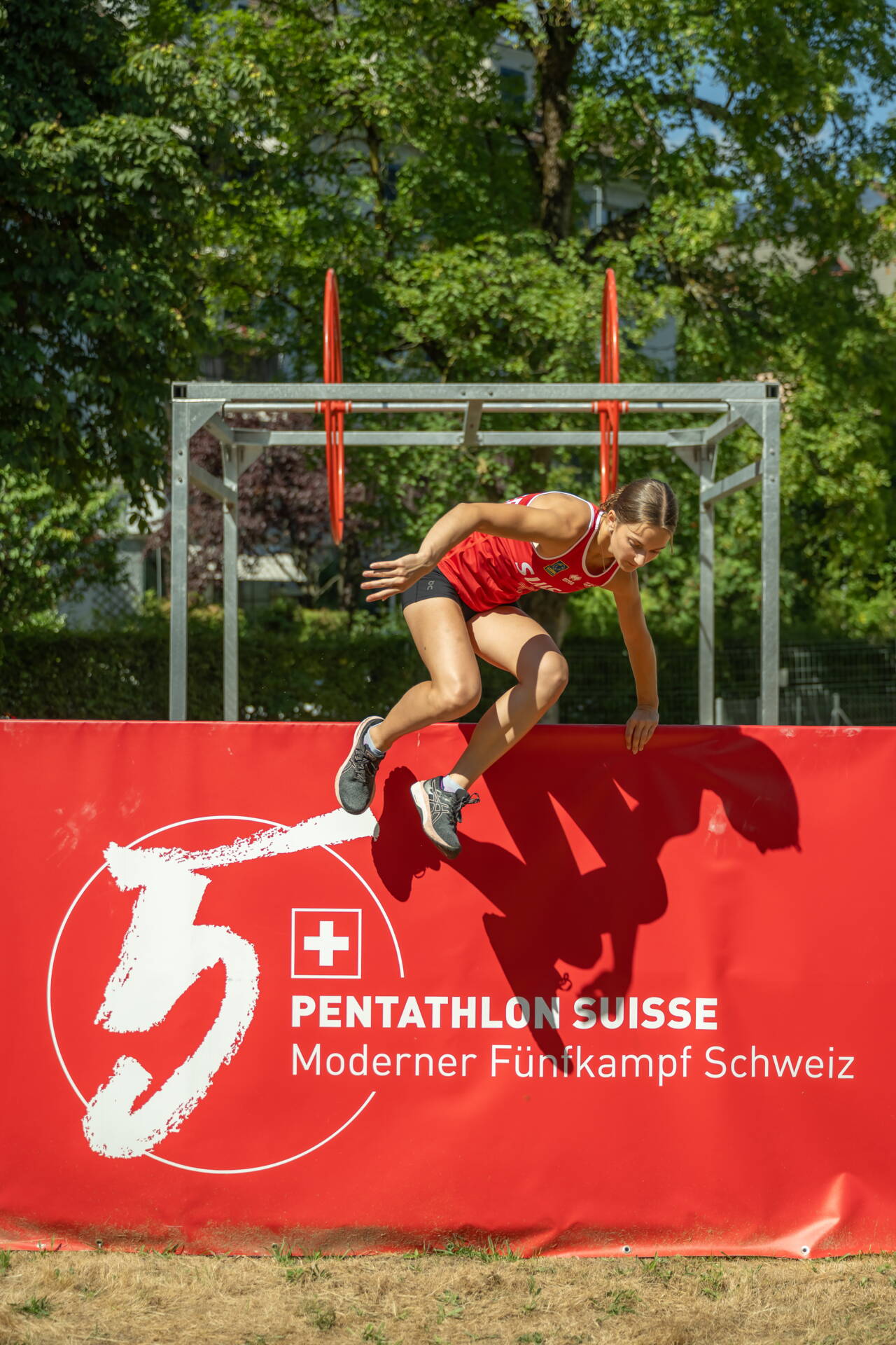 Laser-Run Mixed Relay: Vital Müller und Marlena Jurt